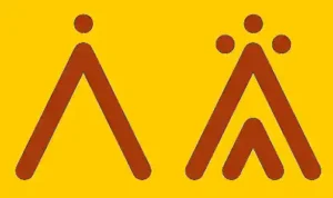 Latvju raksti Dieva zīme ar punktiem