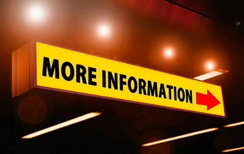 Zīme "Vairāk informācijas"
