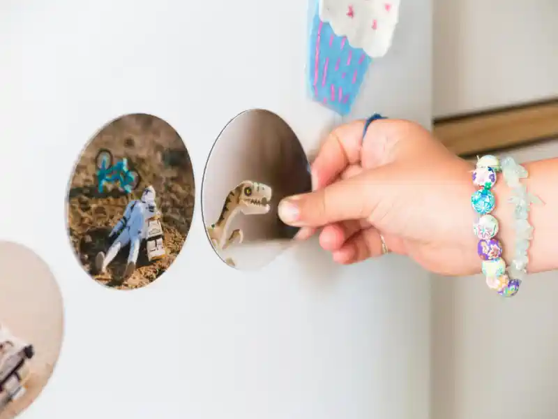 Personalizēts magnēts apaļš pielikšana pie ledusskapja