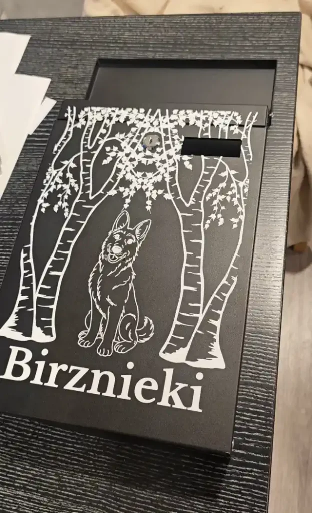 Personalizēta pastkastīte ar māju nosaukumu