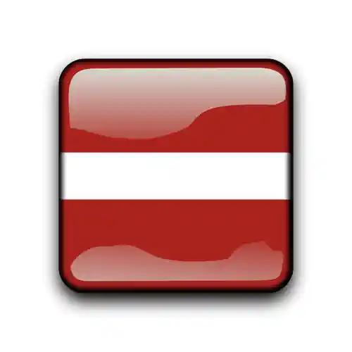 Uzlīmes Latvijas karogs - 3D efekts